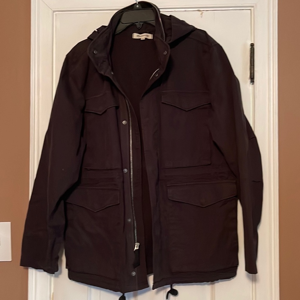 Mens like NEW Maxwell Field jacket, dark gray